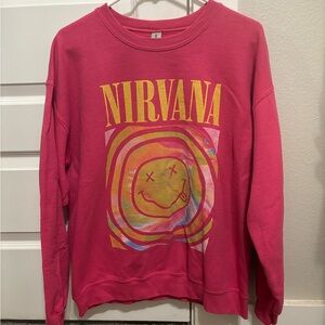 Gildan Pink Nirvana Crew Neck Sweater